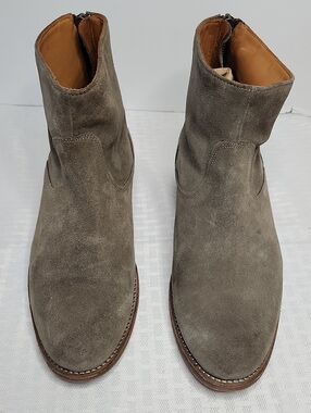 Anthology Paris Leather Suede Ankle Boots